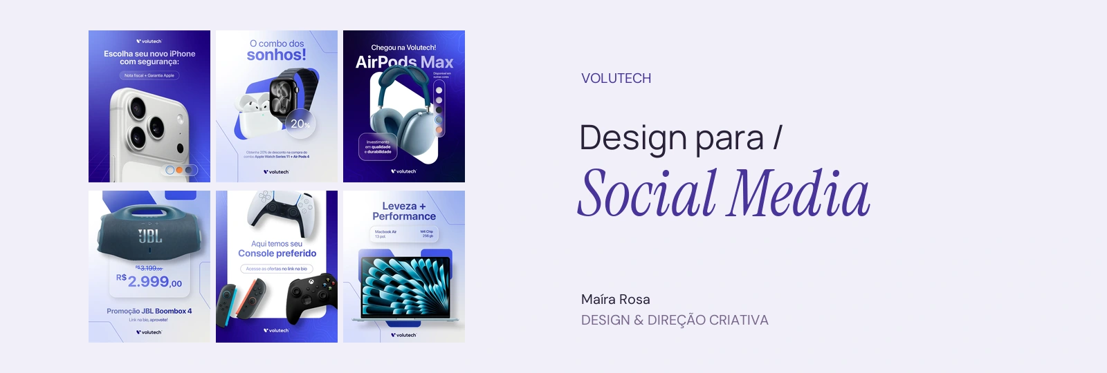 Volutech — apresentação do projeto de Social Media